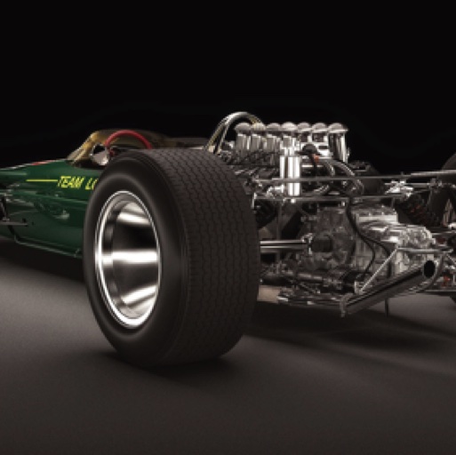 Le V8 Cosworth DFV boulonné directement sur l'arrière de la monocoque : il devient porteur !