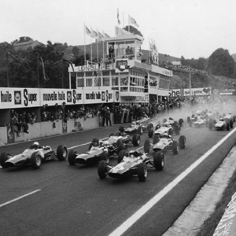 Départ du Grand Prix de France à Charade