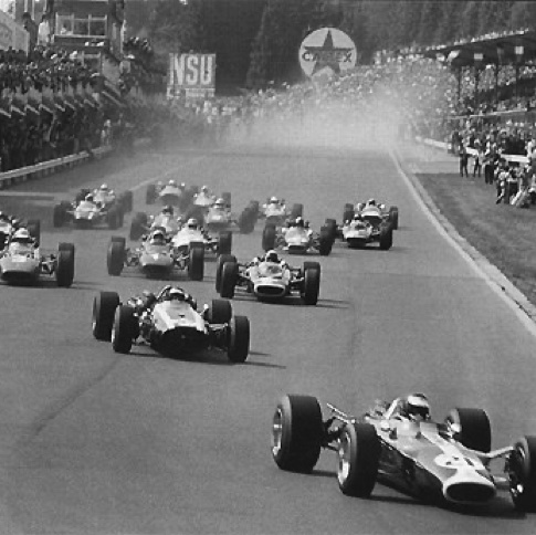 Départ à Spa Franchorchamps