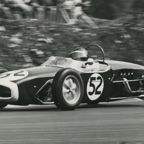 Au volant de la Lotus 18 de Formule J