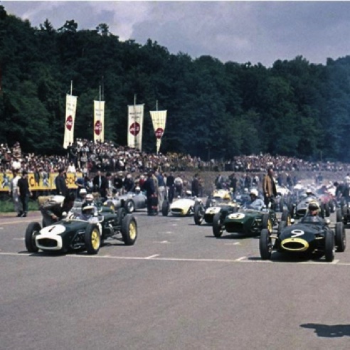 GP Solitude 1960 FJ, Jimmy part avec le N°1