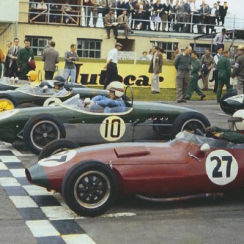 Sur la grille de départ de Goodwood 1960
© Graham Gault