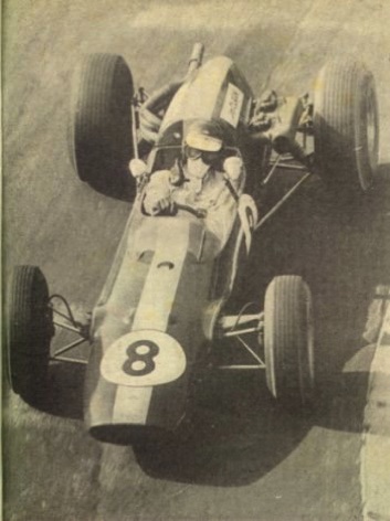 Longford en Autralie, septième manche, Jim finit 5ème derrière Bruce McLaren, Jack Brbham, Phill Hill, Graham Hill, de vieilles connaissances !