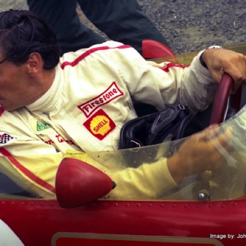 Dans le cockpit de sa monoplace
© John Stanley